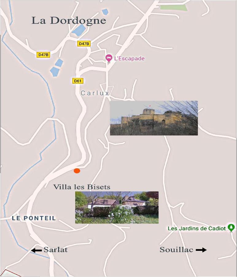 Villa Les Bisets 497 Rue De Fenelon Carlux Kültér fotó